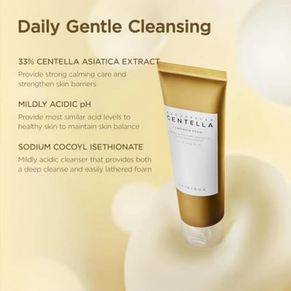 SKIN1004 Centella Cleanser Foam Series 125ml Poremizing/Ampoule/Tea-Trica BHA/Tone Brightening Face Wash Sensitive Skin K-Beauty