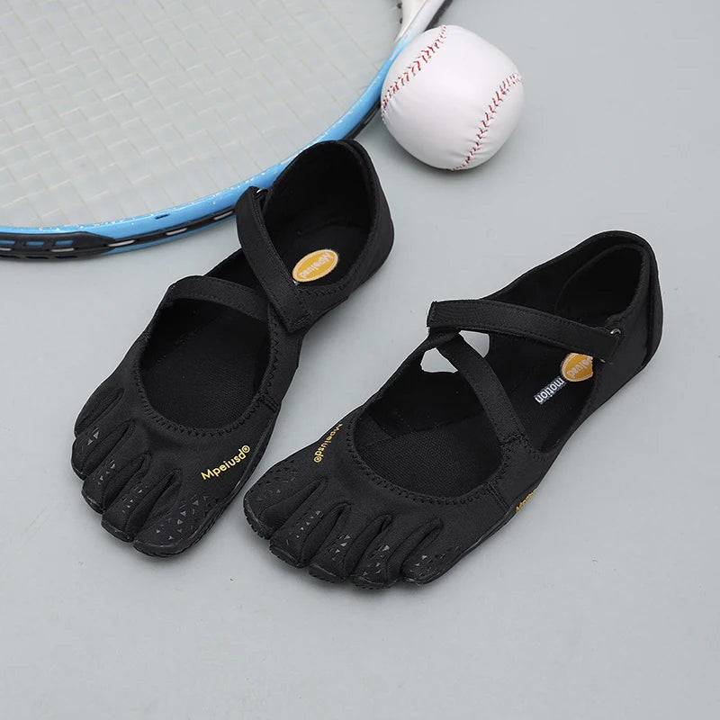 Women‘s Five Toe Shoes with Loop Strap - Barefoot Minimalist Flats for Hiking, Yoga, Gym Quick-Dry Water &amp; Everyday Casual Wear