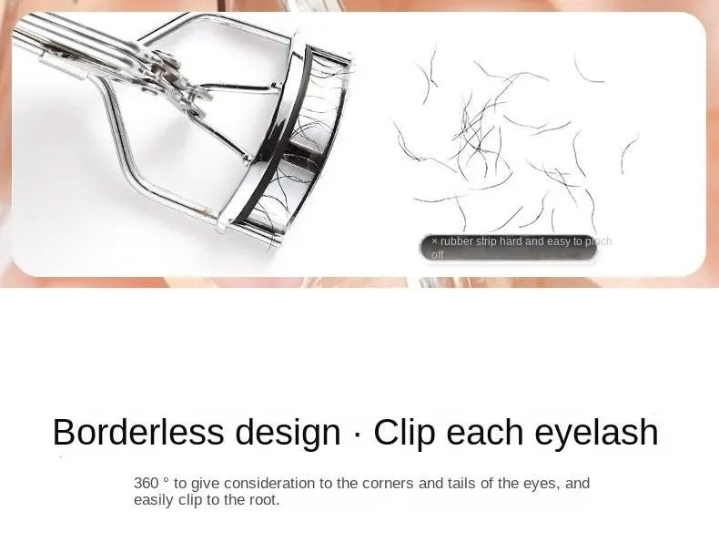 Dual-Type Eyelash Curler with Comb – Wide &amp; Partial Clip Options, Waterproof, Long-Lasting, Natural Curl, Unisex Certified