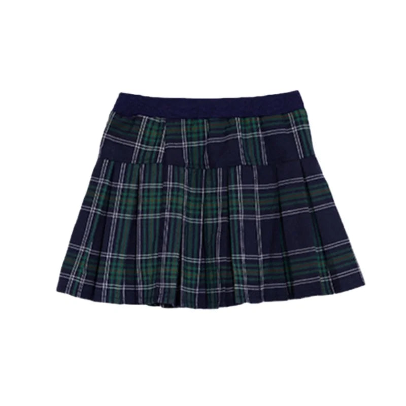Toddler Student Clothes Sets Kids British Class Outfits Girls Jacket Plaid Skirt Suits Children Formal Dress Boys School Uniform