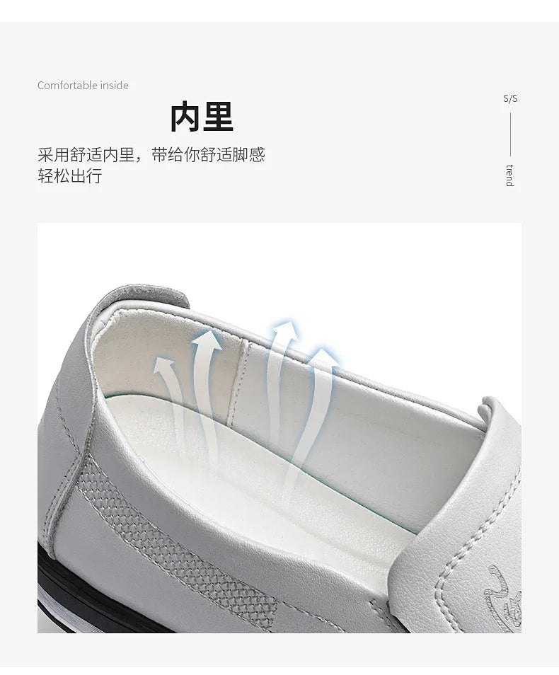 Leather Shoes for Men Designer Loafers High Quality Adult Moccasins Men Driving Shoes Male Footwear Men&