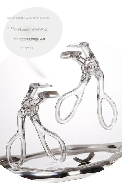 Dual-Type Eyelash Curler with Comb – Wide &amp; Partial Clip Options, Waterproof, Long-Lasting, Natural Curl, Unisex Certified