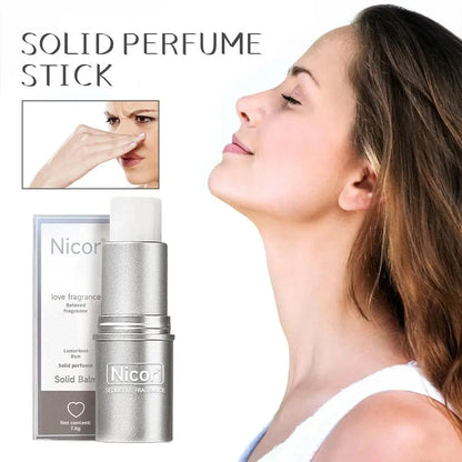 Pheromone Solid Perfume For Women and Men Date And Daily Perfume Ideal Gift Portable Balm Refreshing Solid Balm Aroma Deodorants