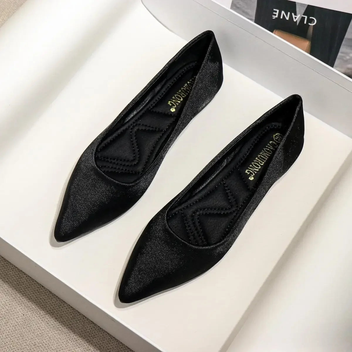 Ladies Footwear Low Heel Elegant Office Non Slip Women&