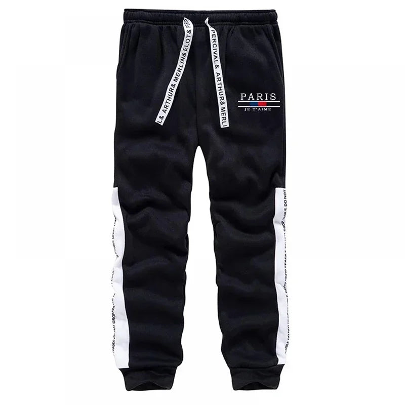 Man Hooded Sweatshirts Sweatpants Autumn Winter Daily Casual Sports Hoodies Jogger Pants Urban Fashion Streetwear Men&