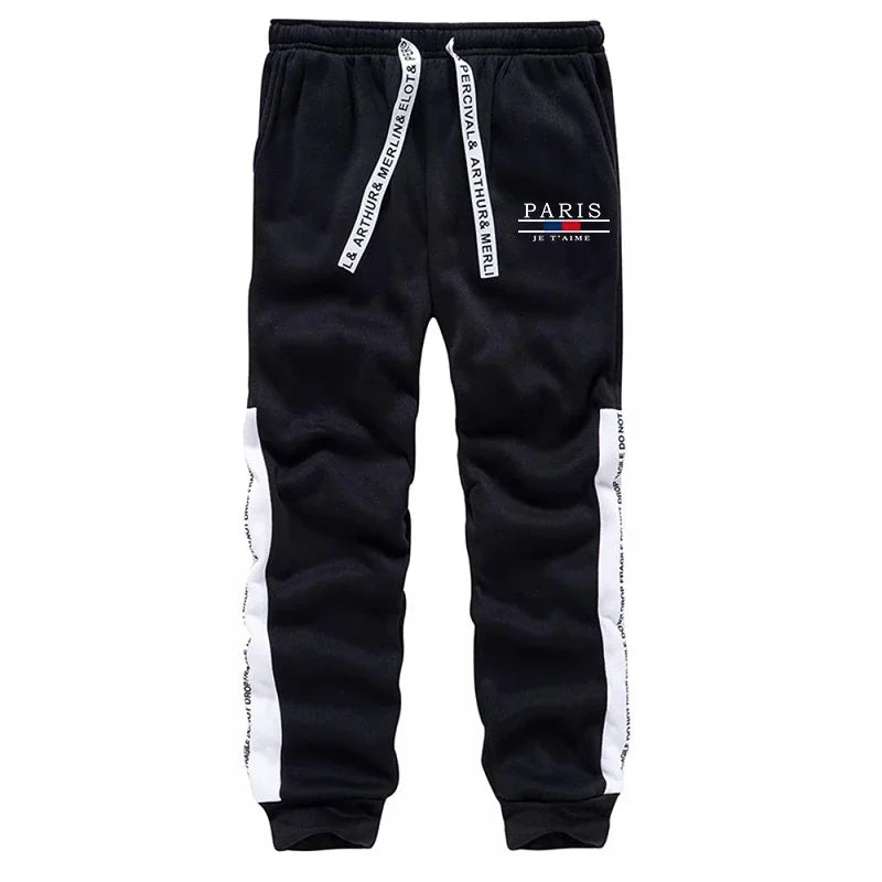 Man Hooded Sweatshirts Sweatpants Autumn Winter Daily Casual Sports Hoodies Jogger Pants Urban Fashion Streetwear Men&