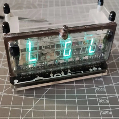 LED Modern Table Clocks Cyberpunk Style Electronic Desk Clock Desktop Ornaments Miniature Luxury Creative Home Decoration