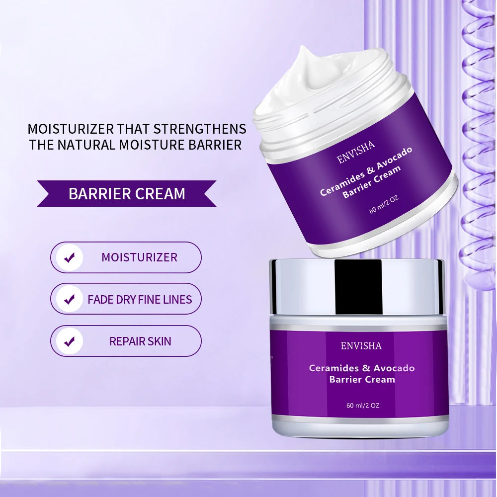 Beauty Health Facial Cream Ceramides Avocado Barrier Skin Care Anti-Wrinkle Aging Moisturizing Shrink Pores Whitening Firming