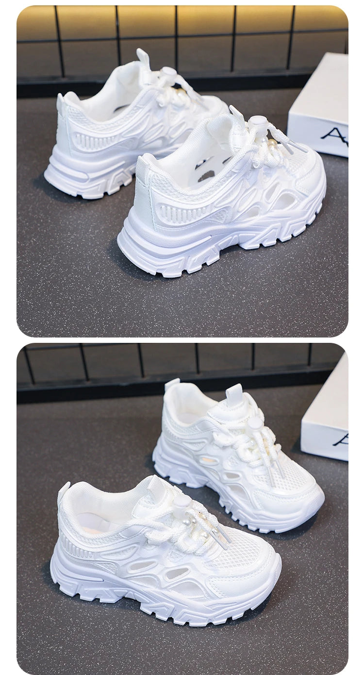 Kids Sandals Summer Shoes For Boys Girls Toddler Boy Girl Soft Sports Shoes Children Running Sneakers Air Mesh Breathable New