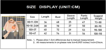 Toddler Tracksuit Spring Baby Clothing Sets Children Boys Fashion Sport Clothes Kids Cartoon Bear Sweatshirt And Pants 2Pcs Suit