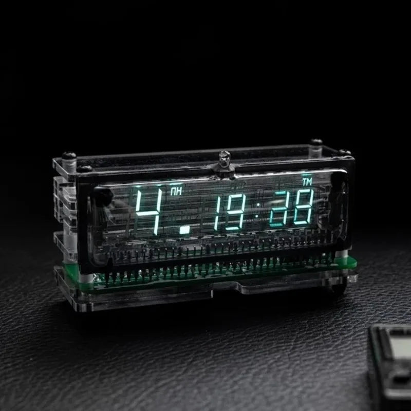 LED Modern Table Clocks Cyberpunk Style Electronic Desk Clock Desktop Ornaments Miniature Luxury Creative Home Decoration