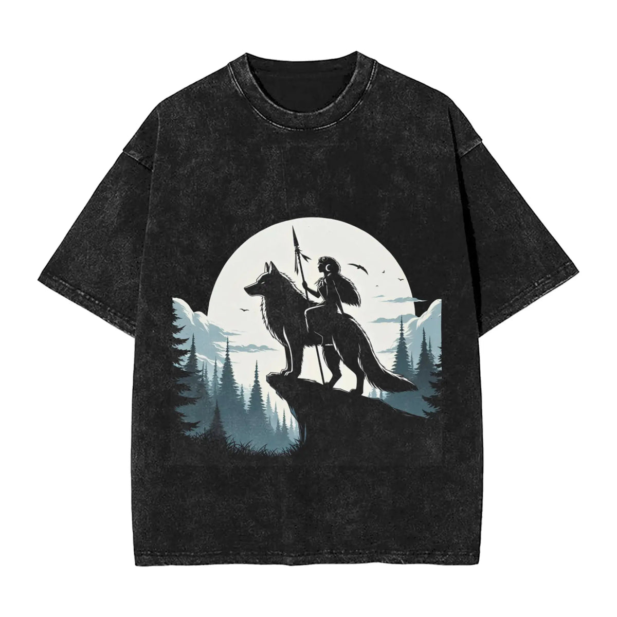 Men P Princes M Mononoked T Shirts Clothes Summer Streetwear Short Sleeves T-Shirt O Neck Hipster Loose Tee Shirt Wholesale
