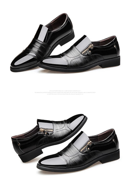 Shoes for Men Shoes Leather Shoes Business Dress Shoes All-Match Casual Shock-Absorbing Wear-Resistant Footwear Chaussure Homme