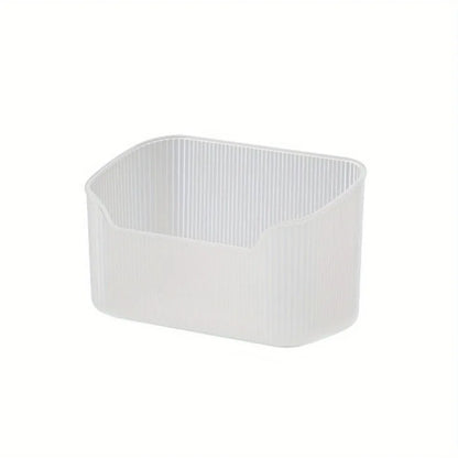 1PC Cosmetic Storage Box, Beveled Desktop Artifact, Dressing Table Skin Care Product, Perfume, Built-in Storage Bathroom Cabinet