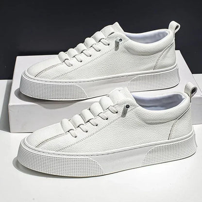 Sneakers for Men  Fashion Casual Lace Up Round Toe Flat White mens Running Sport Shoes Zapatillas Deportivas Hombre