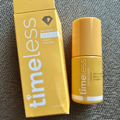 30ml Skin Care Timeless Brighten Skin Tone Reduce Dullness Collagen Antioxidant Serum 20% Vitamin C Vitamin E Ferulic Acid Serum