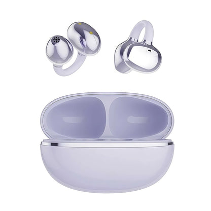 Bluetooth Clip-On Earbuds Wireless Headphones Comfortable and Stylish Clip-On Design High Quality Sound Lightweight and Portable