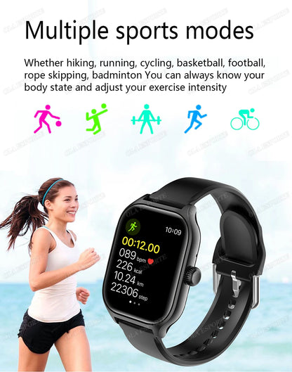 Smart Watch For Android IOS Watches 1.83inch HD Display Bluetooth Call Message Alert Music Sports Mode Smartwatch Men Women Ht30
