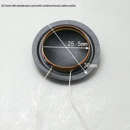 Speaker Tweeter Diaphragms With Clear Sound And Sturdy Build Perfect For DIY Audio Repair And Home Speaker Upgrades