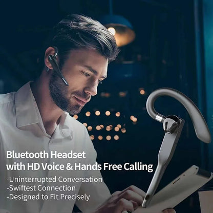 Wireless Bluetooth Headphones With Microphon Earphone ENC Noise Cancelling Handsfree Talking Headset Busines Auriculares Driving