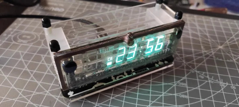LED Modern Table Clocks Cyberpunk Style Electronic Desk Clock Desktop Ornaments Miniature Luxury Creative Home Decoration