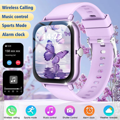 Smart Watch With Wireless Calling, Multi-Sport Modes, Message Reminders, Sports Watch For Iphone/Android