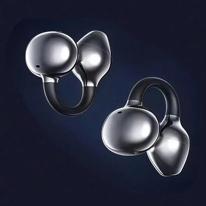 Bluetooth Clip-On Earbuds Wireless Headphones Comfortable and Stylish Clip-On Design High Quality Sound Lightweight and Portable