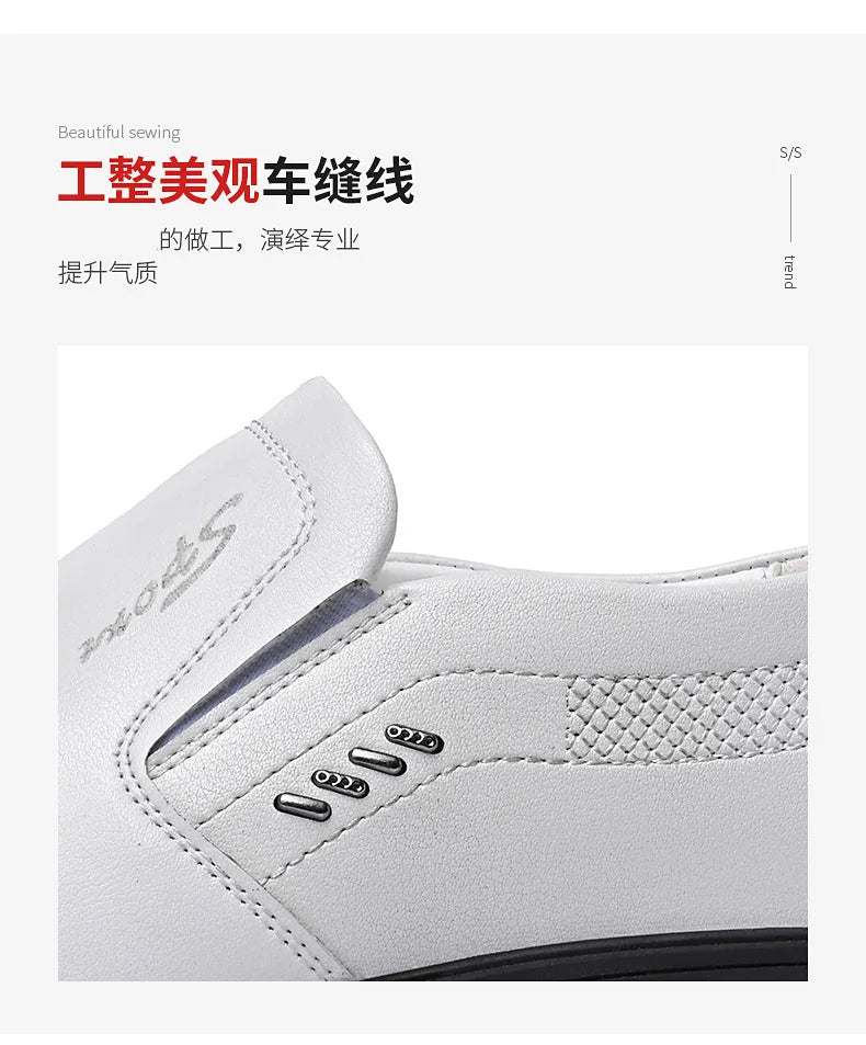 Leather Shoes for Men Designer Loafers High Quality Adult Moccasins Men Driving Shoes Male Footwear Men's Banquet Formal Shoes