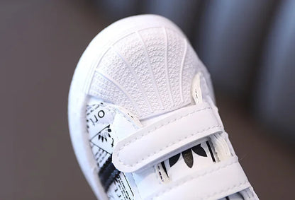 Kids Shoes for Baby Girls and Boys Anti-slip Soft Rubber Bottom Baby Sneaker Casual Flat Shoes Children Size 21-30