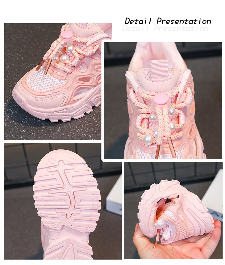 Kids Sandals Summer Shoes For Boys Girls Toddler Boy Girl Soft Sports Shoes Children Running Sneakers Air Mesh Breathable New