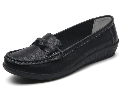 Woman Shoes 2025 New Soft Leather Flat Shoes Women&