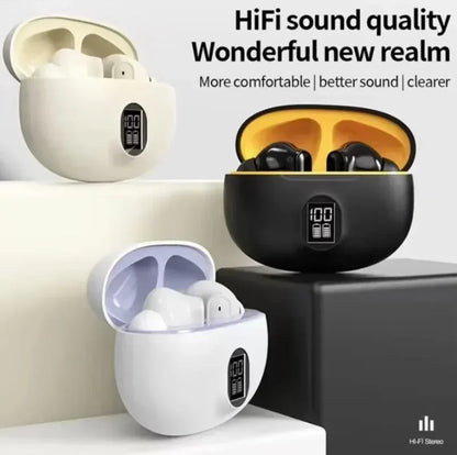Bluetooth Earbuds Wireless Earphones Bluetooth Earphones Bluetooth Headphones with ANC Improve Focus in Noisy Environments