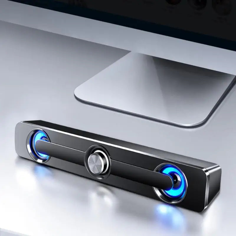 Bluetooth USB Wired Speakers Bar Stereo Speaker For Projector PC Laptop Phone