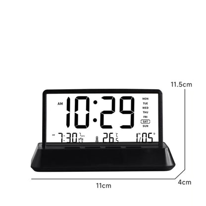 Electronic Clock New Ornaments Desktop Creative Digital Alarm Clock Living Room Calendar High-end Home Decoration