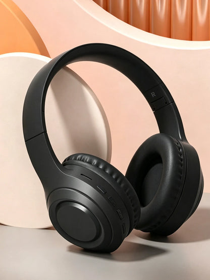Bluetooth Over-Ear Wireless Headphones,Low Latency,Lightweight,Long Playtime Battery,Soft Memory Foam Earpads for Game &amp; Daily A