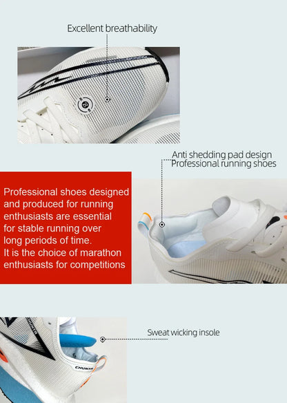 Marathon Men Running Shoes Carbon Board Speciality Sports Breathable Lightweight Women&
