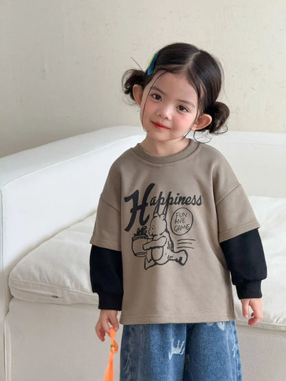 Children Clothe Skids Denim Pants Loose Boys Girls Autumn 2026 New Casual Fashionable Kids Loose Casual Wide-leg Pants