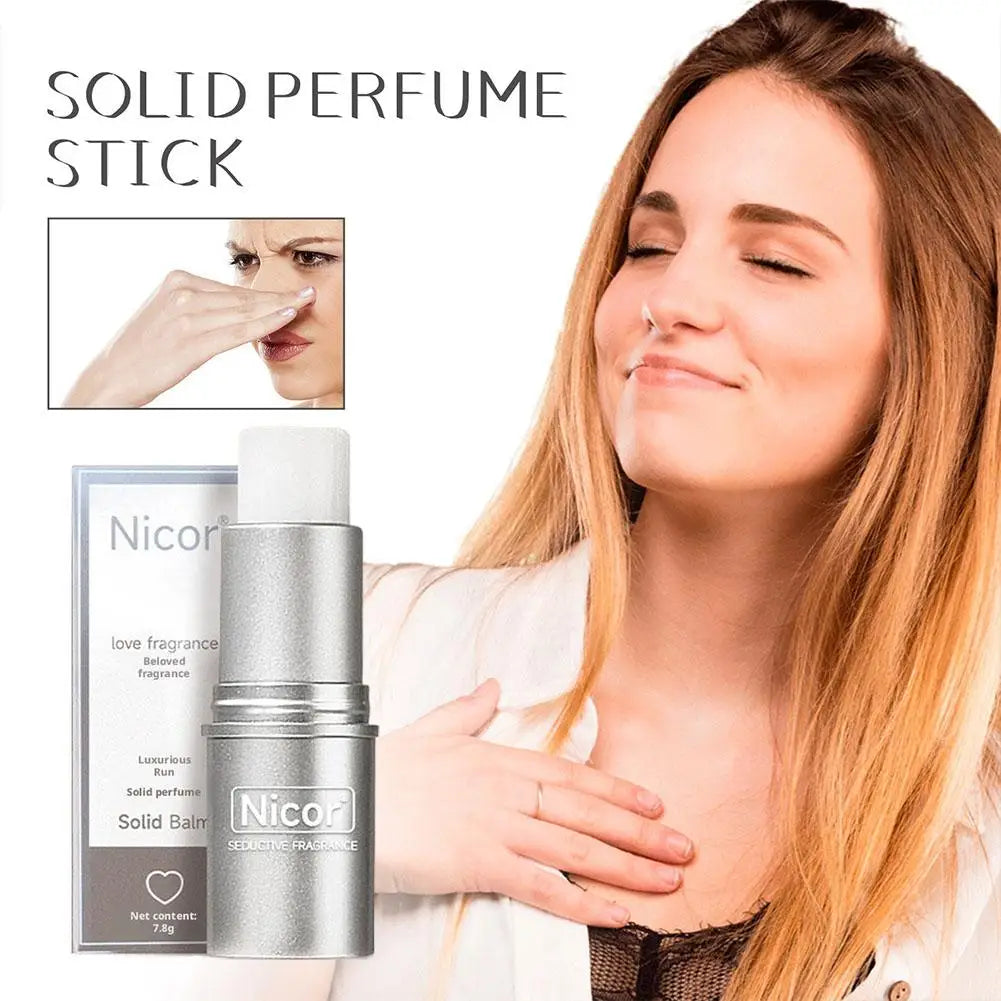 Pheromone Solid Perfume For Women and Men Date And Daily Perfume Ideal Gift Portable Balm Refreshing Solid Balm Aroma Deodorants