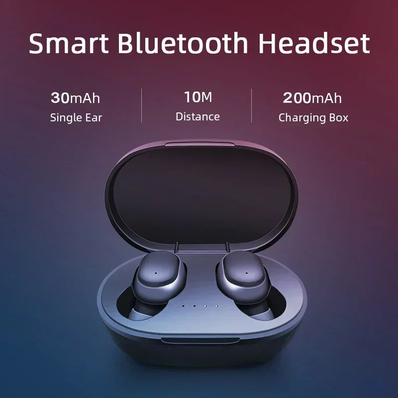 TWS Wireless Bluetooth Headset with Mic Earbuds Noice Cancelling Earphone Bluetooth Headphones For smartphones