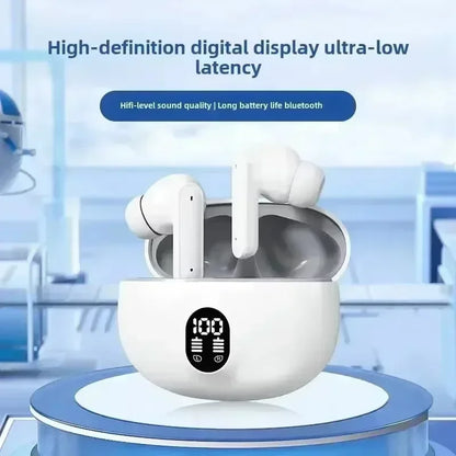 Bluetooth Earbuds Wireless Earphones Bluetooth Earphones Bluetooth Headphones with ANC Improve Focus in Noisy Environments