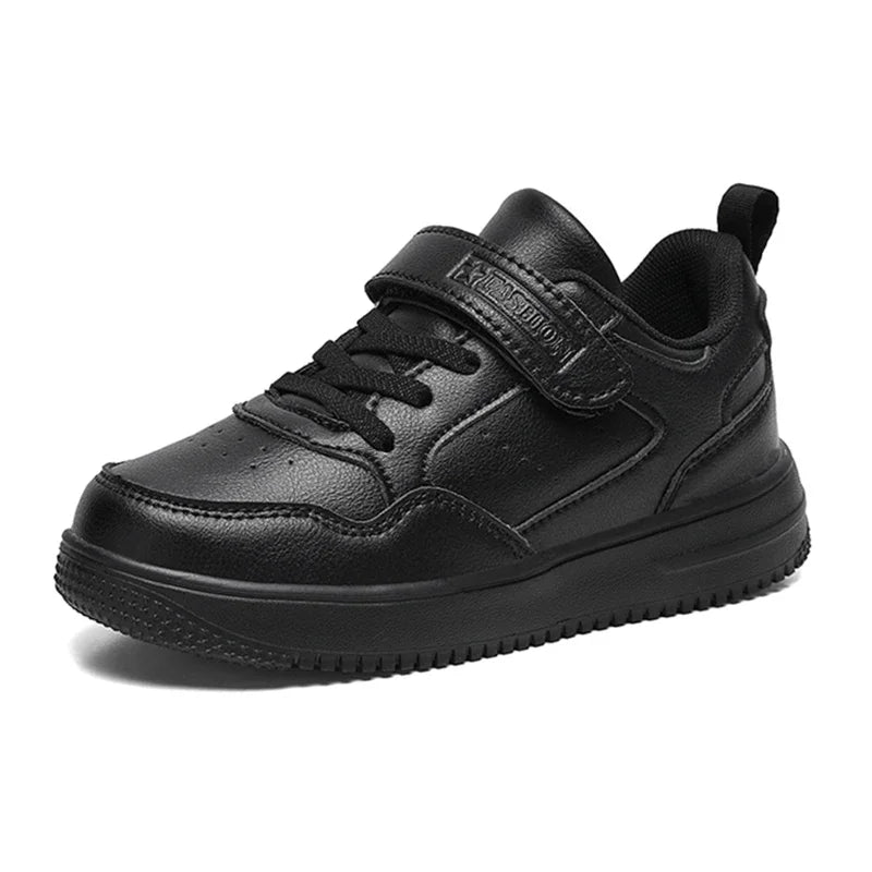 Kids School Sports Walking Shoes Fashion White Casual Sneakers for Boys &amp; Girls Non-Slip Soft Sole Children&