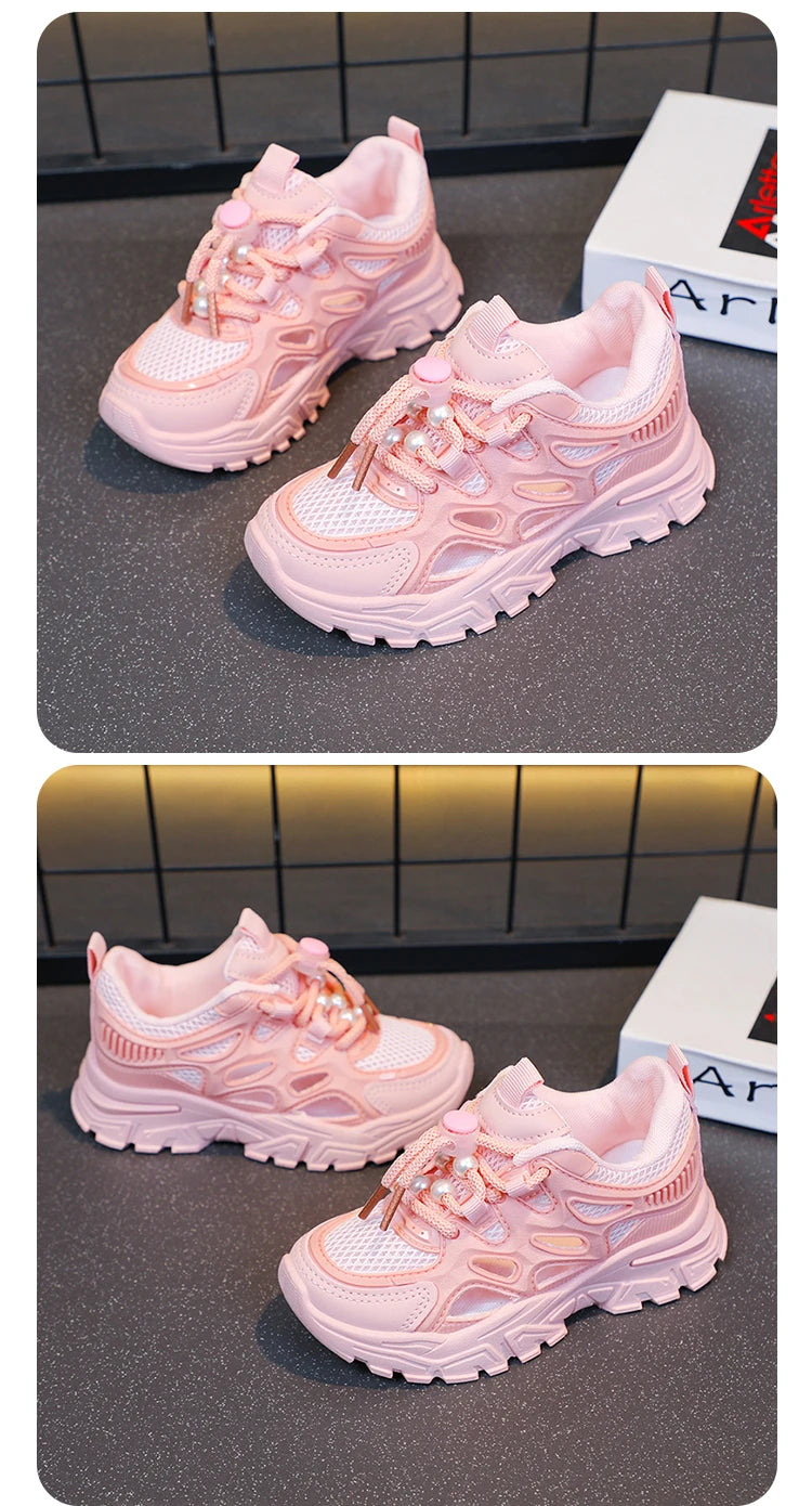 Kids Sandals Summer Shoes For Boys Girls Toddler Boy Girl Soft Sports Shoes Children Running Sneakers Air Mesh Breathable New