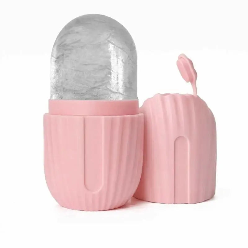 Ice Face Roller Ice Cube Beauty Massage Silicone Ice Mold For Eye Puffiness Ice Facial Roller Shrink Pores