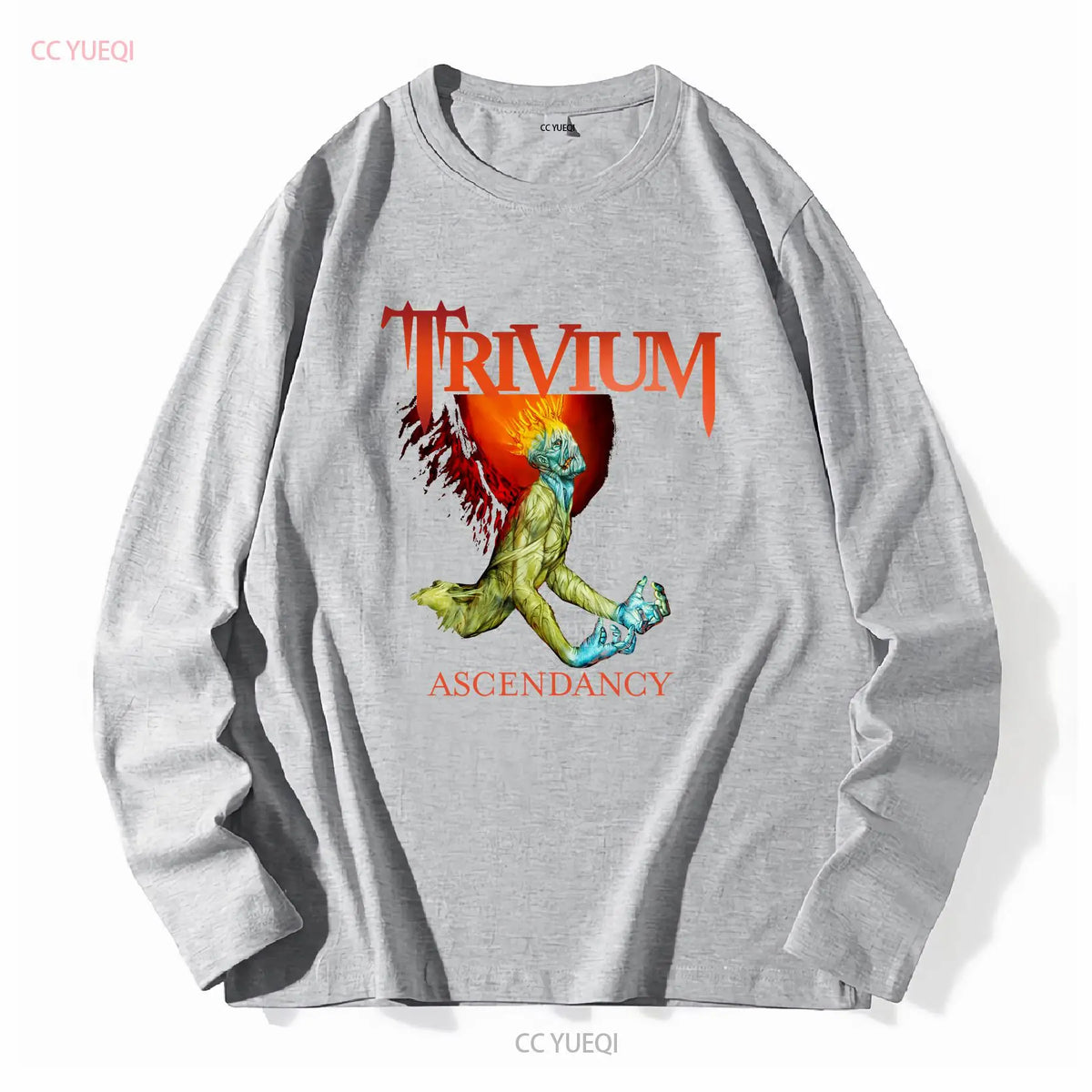 Vintage Trivium Ascendancy Men T shirt Black  All Sizes vintage Washed fashion Stylish Slightly Breathable graphic streetwear