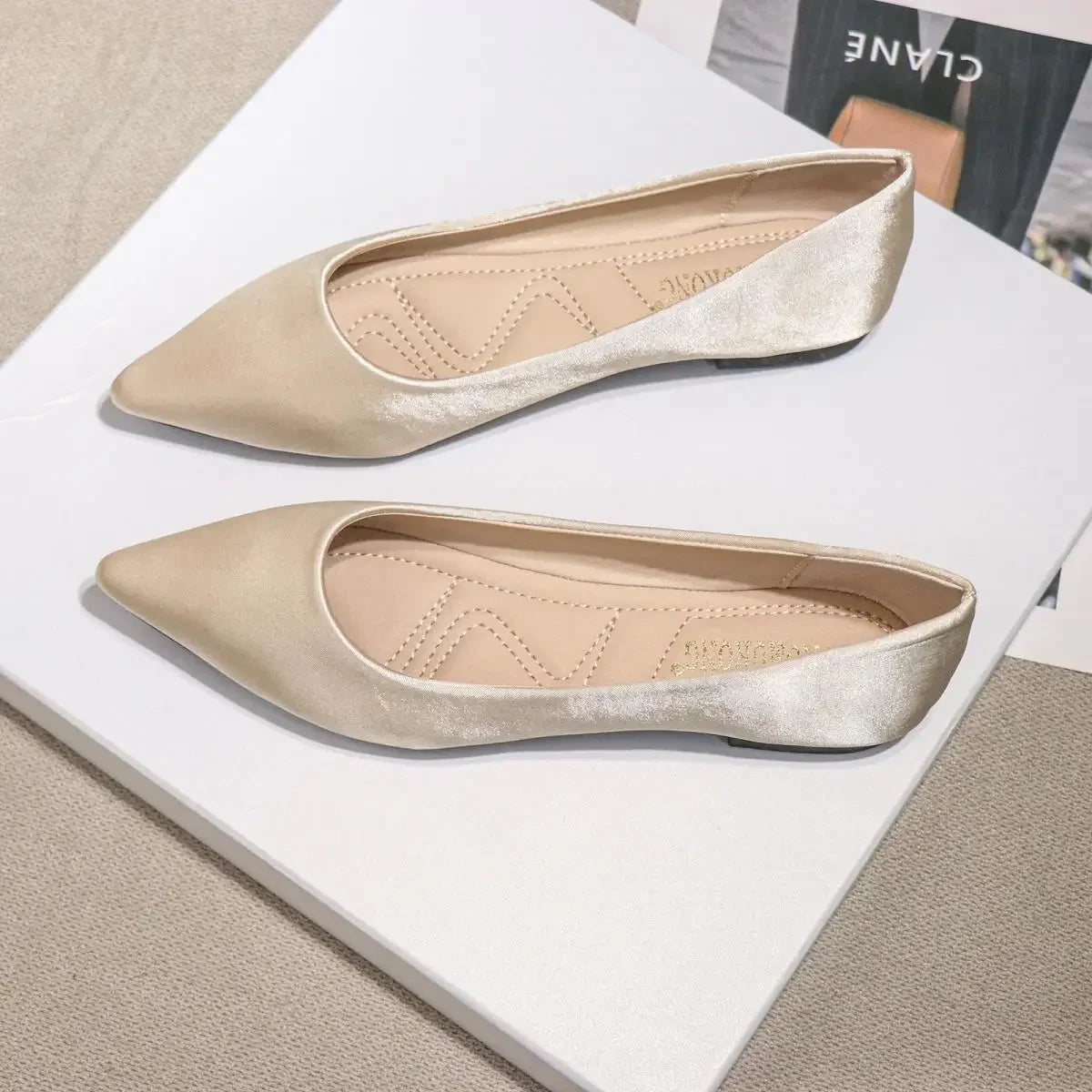 Ladies Footwear Low Heel Elegant Office Non Slip Women&